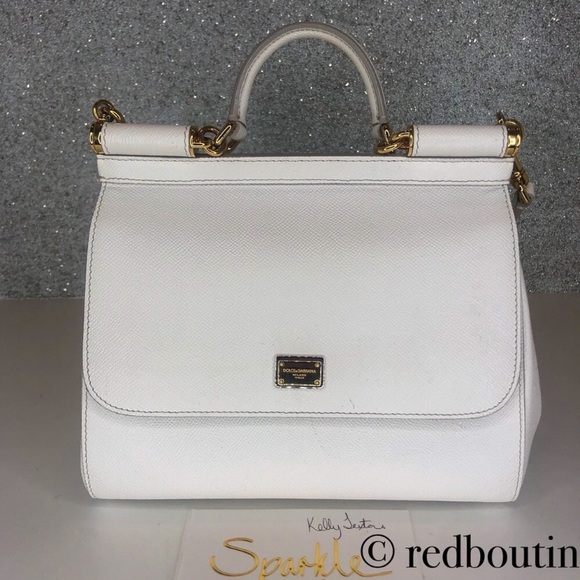 Dolce & Gabbana Handbags - Dolce & Gabanna medium miss Sicily bag white gold